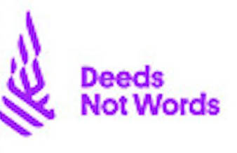 Deeds Not Words logo