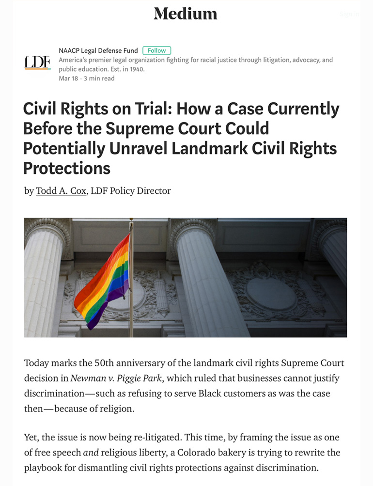 Civil Rights on Trial: How a Case Currently Before the Supreme Court Could Potentially Unravel Landmark Civil Rights Protections