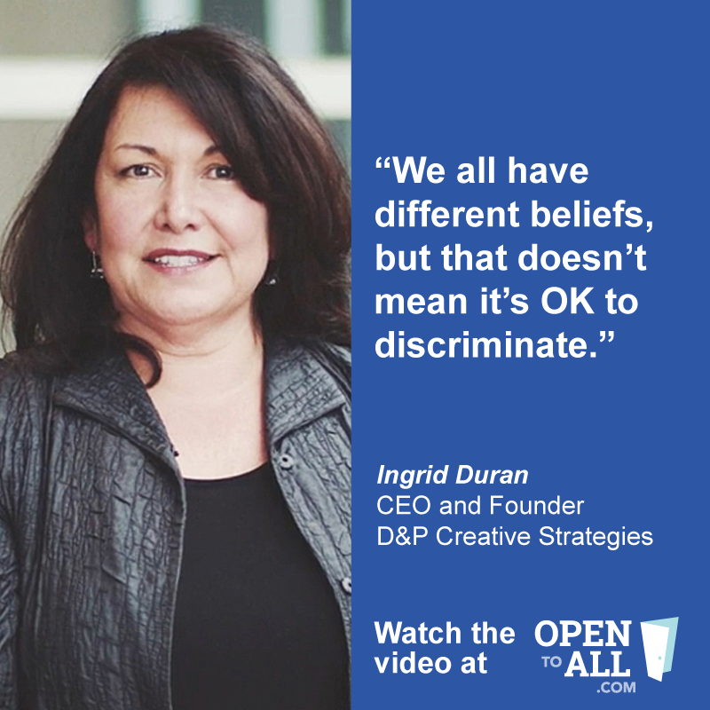 Check out the Open To All campaign to learn more about the importance of our nation’s nondiscrimination laws—and the principle that when businesses open their doors to the public, they should be #OpentoAll via @OpentoAllofUS www.OpenToAll.com