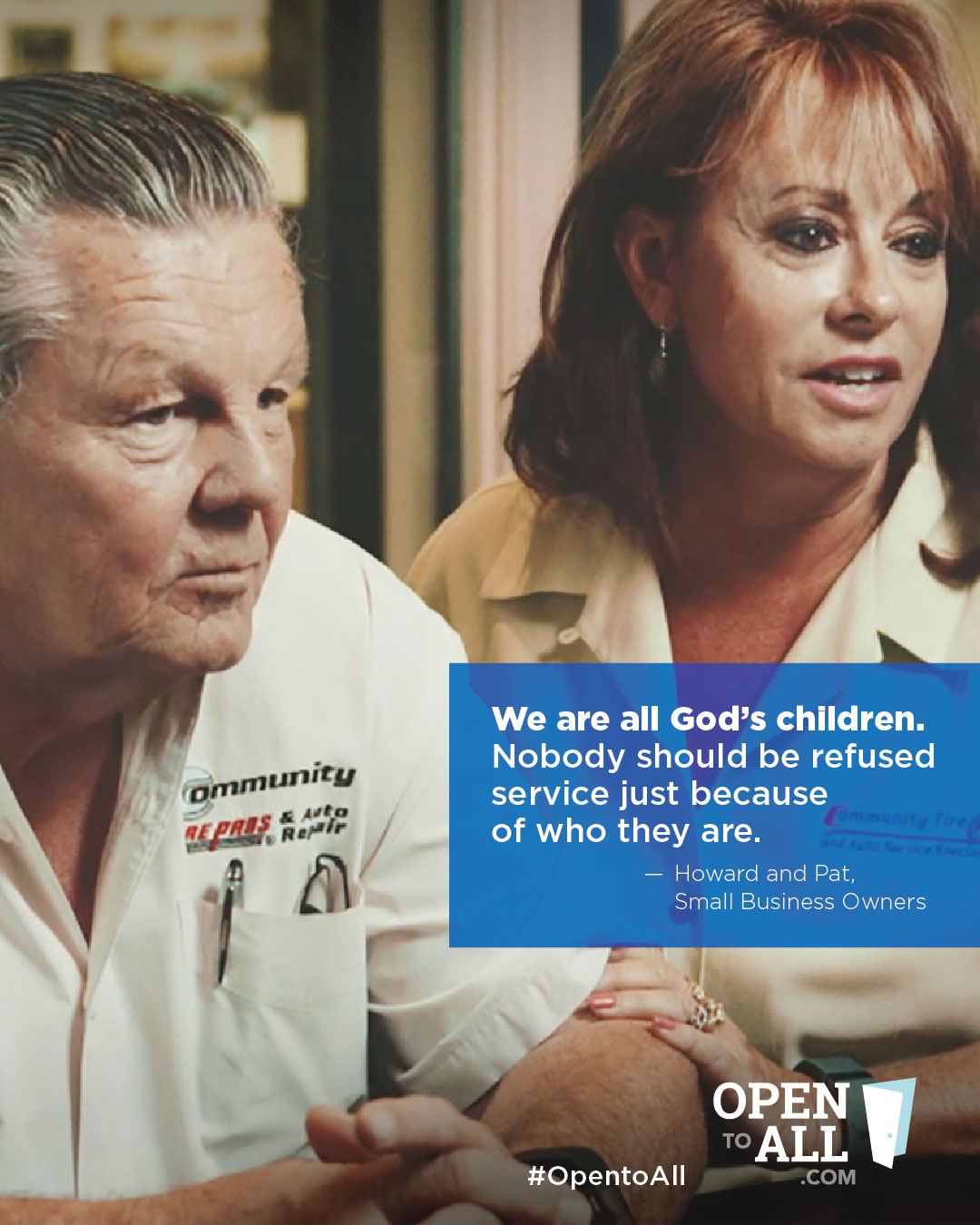 Check out the Open To All campaign to learn more about the importance of our nation’s nondiscrimination laws—and the principle that when businesses open their doors to the public, they should be #OpentoAll via @OpentoAllofUS www.OpenToAll.com