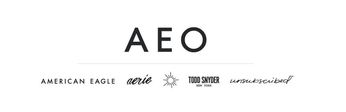AEO - American Eagle, Aerie, Offline, Todd Snyder, Unsubscribed