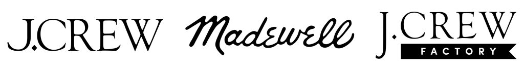 J. Crew - Madewell - J. Crew Factory logos