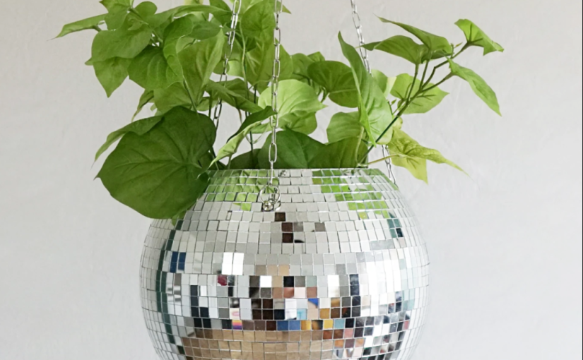 Disco Ball Planter