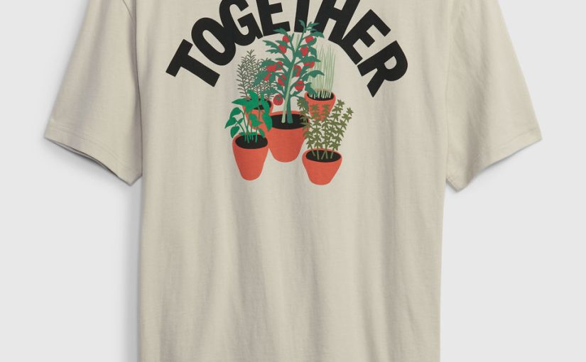 Gap × Ron Finley Adult 100% Organic Cotton Graphic T-Shirt