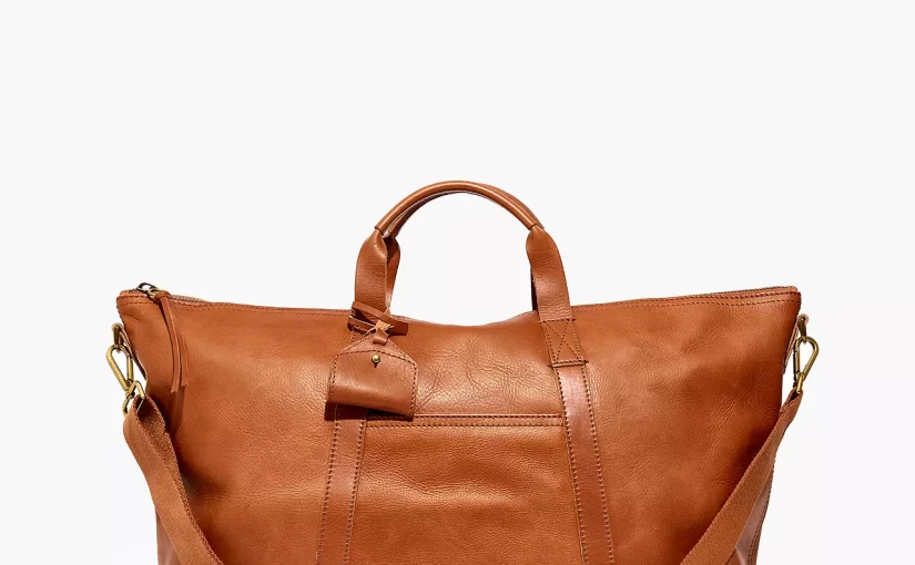 The Essential Overnight Bag in Leather
