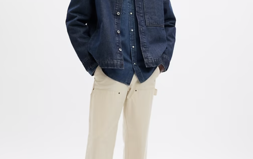 Lined Denim Chore Jacket