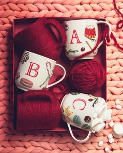 Holifaye Stoneware Monogram Mug