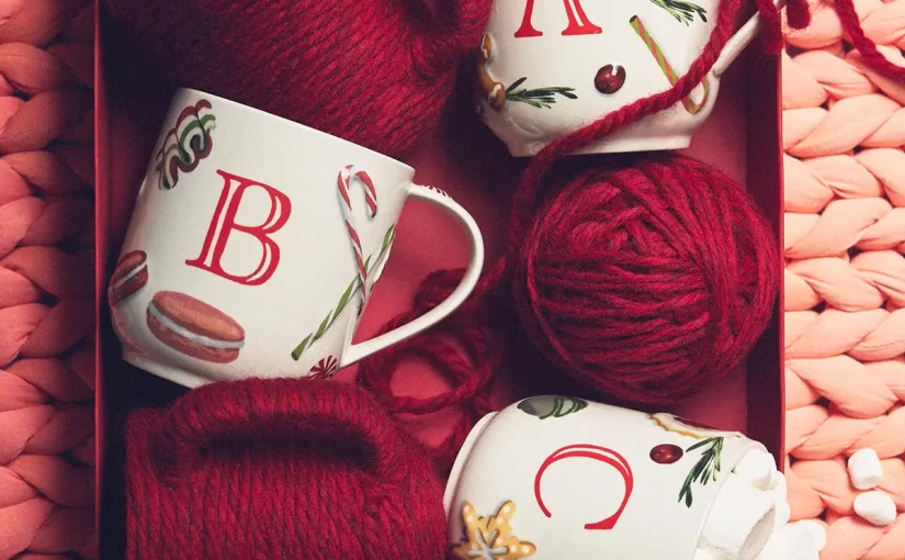 Holifaye Stoneware Monogram Mug
