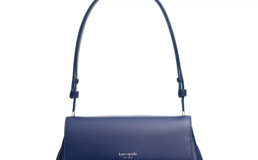 Grace Fine Grain Leather Shoulder Bag in Deep Lake